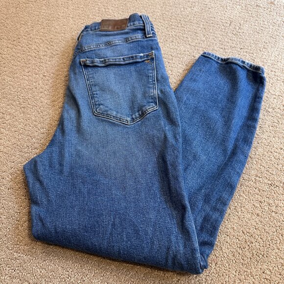 Madewell Momjean High Rise Slouchy Taper Comfort Stretch Edition Size 26 #K9929 - Picture 8 of 16